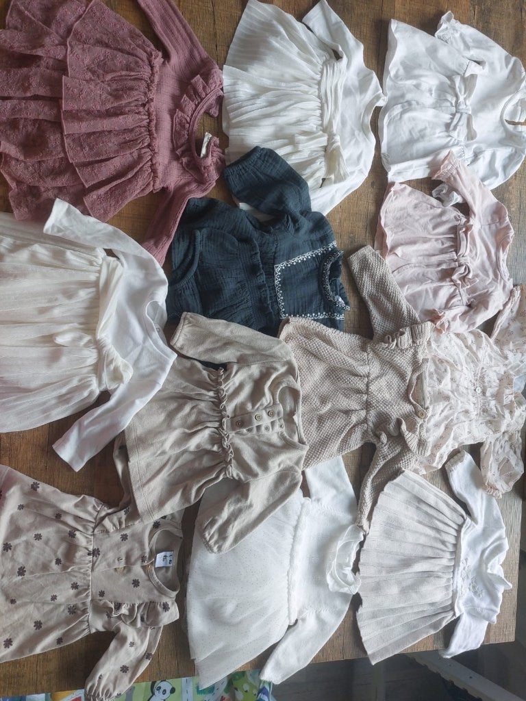 Babykleertjes, Kinderen en Baby's, Babykleding | Maat 56, Ophalen, Zo goed als nieuw, Meisje, Jurkje of Rokje