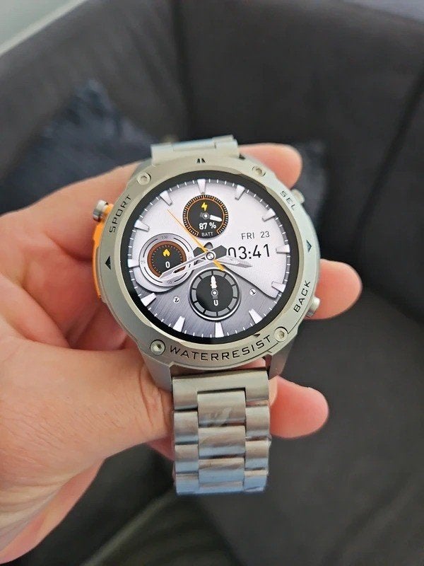 Heren Smartwatch met GPS, Sieraden, Tassen en Uiterlijk, Horloges | Heren, Ophalen of Verzenden, Nieuw, Overige merken