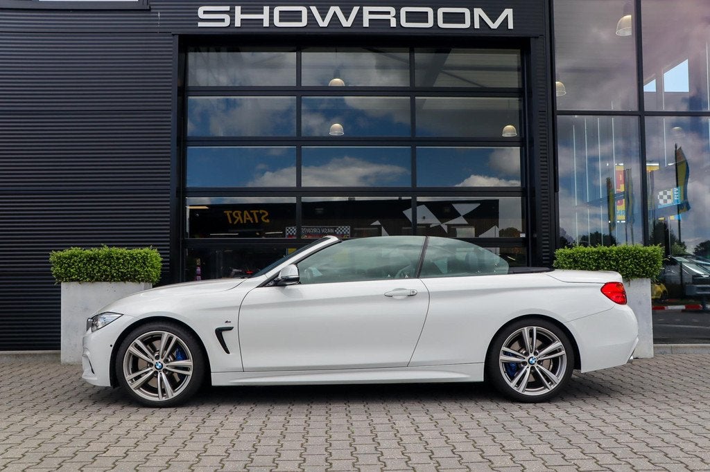 BMW 4-serie Cabrio 428i M-Sport, 245PK, Nekverwarming, H&K A, Auto's, BMW, Automaat, 745 kg, Gebruikt, Cabriolet
