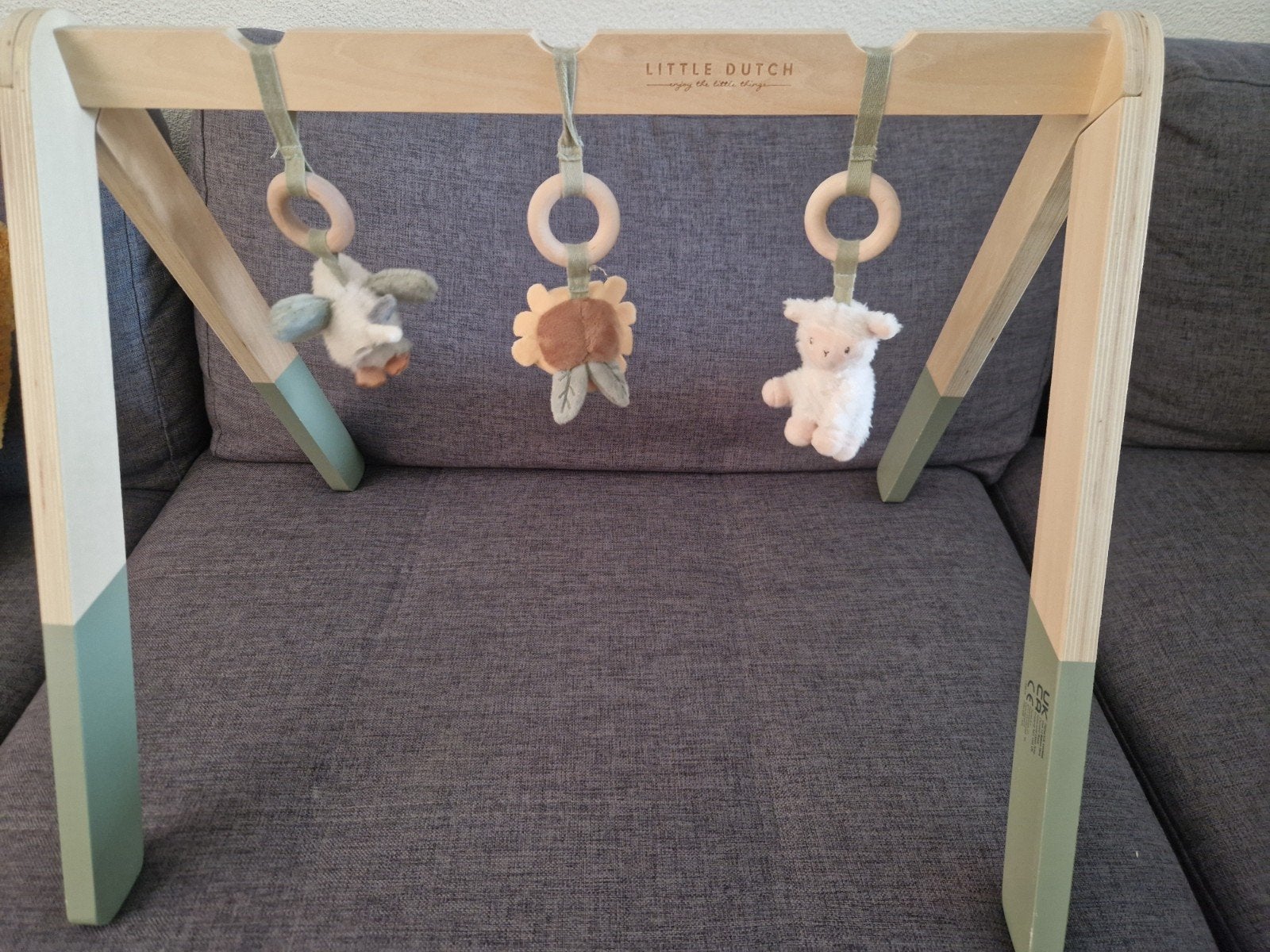Little Dutch Babygym - Houten Speelboog met Speeltjes, Kinderen en Baby's, Ophalen, Zo goed als nieuw, Babygym