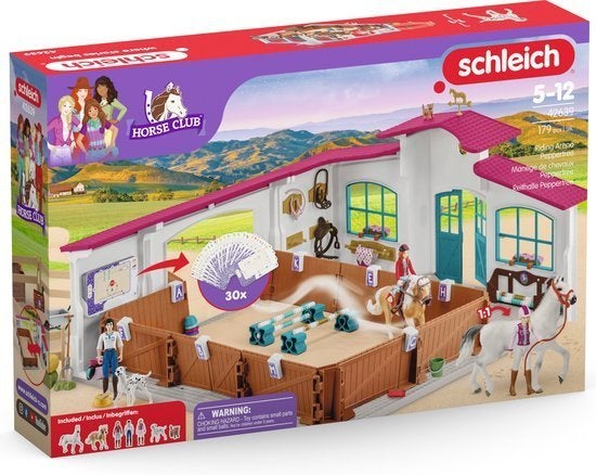 schleich HORSE CLUB Rijhal Peppertree - Paardentraining, Poppenhuis, Nieuw, Ophalen of Verzenden, Www.loods56.nl