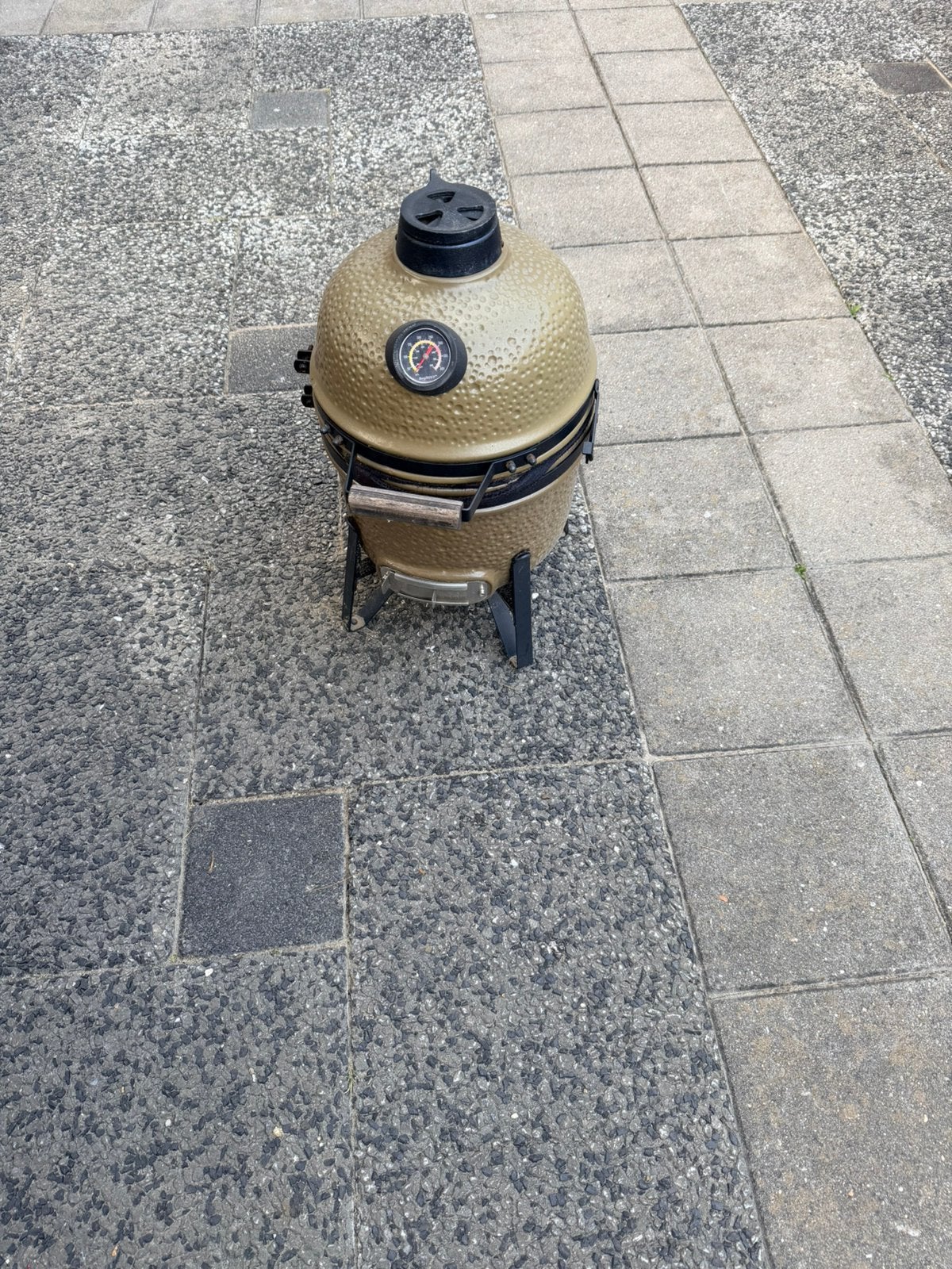 Berghoff LEO Keramische BBQ oven matgroen 33cm, Ophalen, Zo goed als nieuw