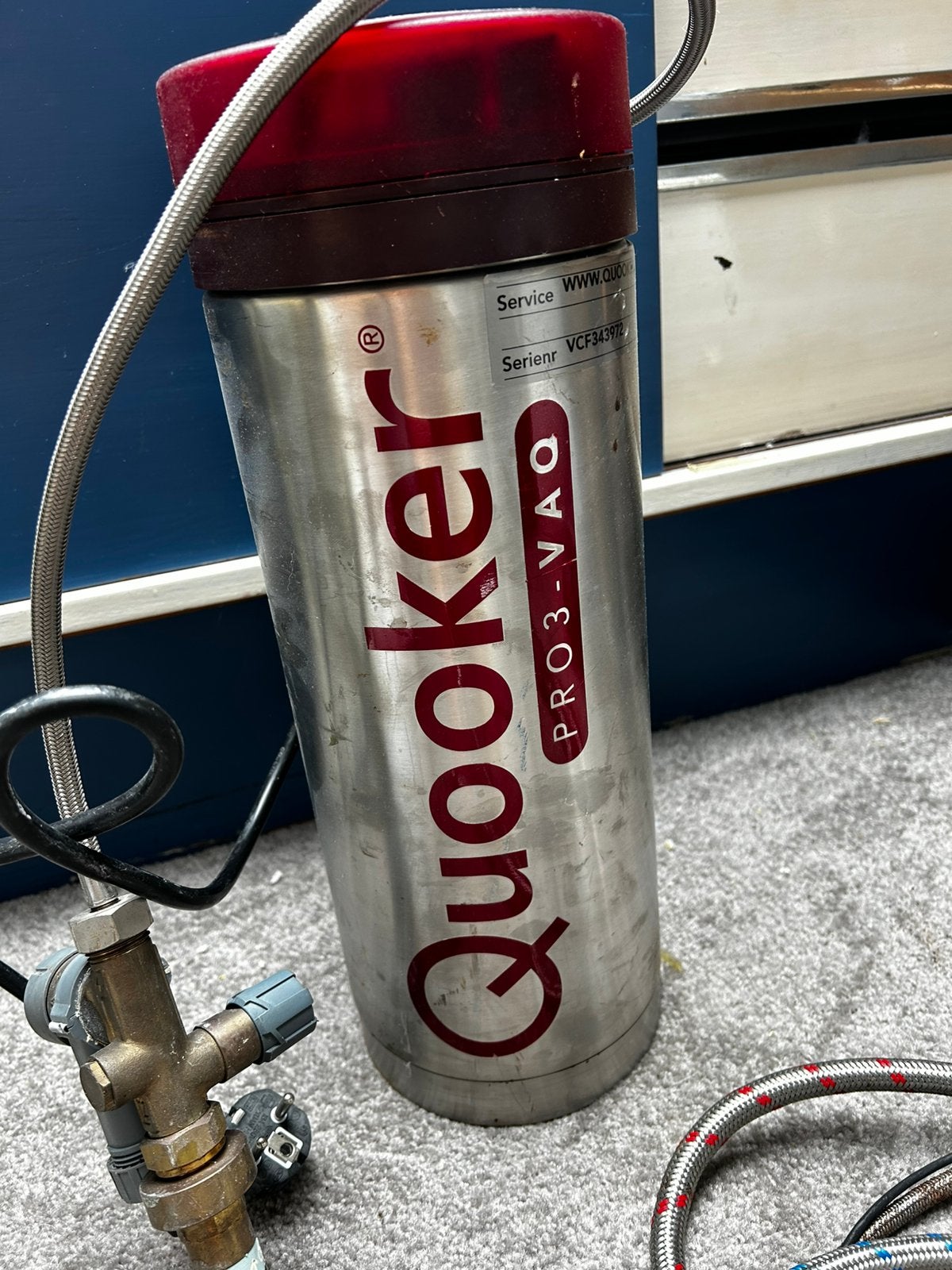 Quooker pro3-VAO met kraan, Gebruikt, Aardgas, Minder dan 20 liter, Boiler
