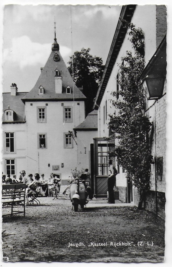 Rijckholt Kasteel Jeugdh Oude Gelopen Ansichtkaart B5477, Ophalen of Verzenden, Voor 1920, Gelopen, Limburg