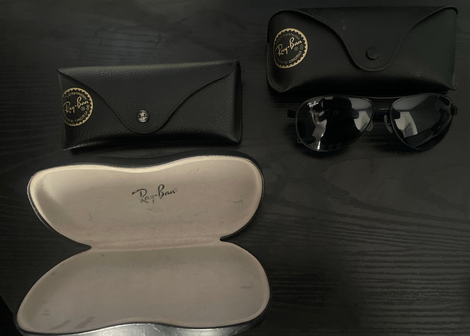 Zonnebrillen: Ray-Ban en SunGod en Earthkeepers(timberland), Gebruikt, Zonnebril, Zwart, Ophalen of Verzenden