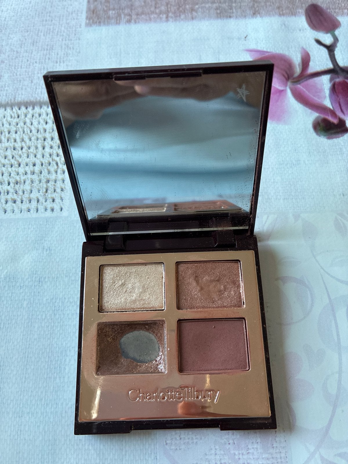 Charlotte Tilbury Exaggereyes Oogschaduwpalet - Gebruikt, Gebruikt, Ogen, Ophalen of Verzenden, Make-up