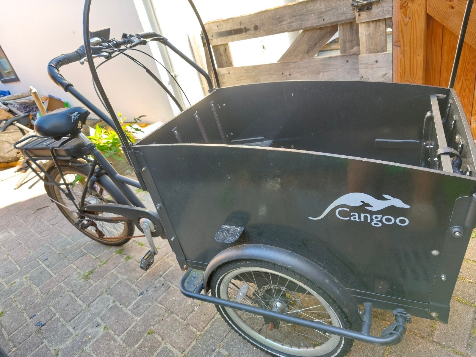 Cangoo elektrische bakfiets. Lees beschrijving!, Overige merken, 4 kinderen of meer, Gebruikt, Cangoo