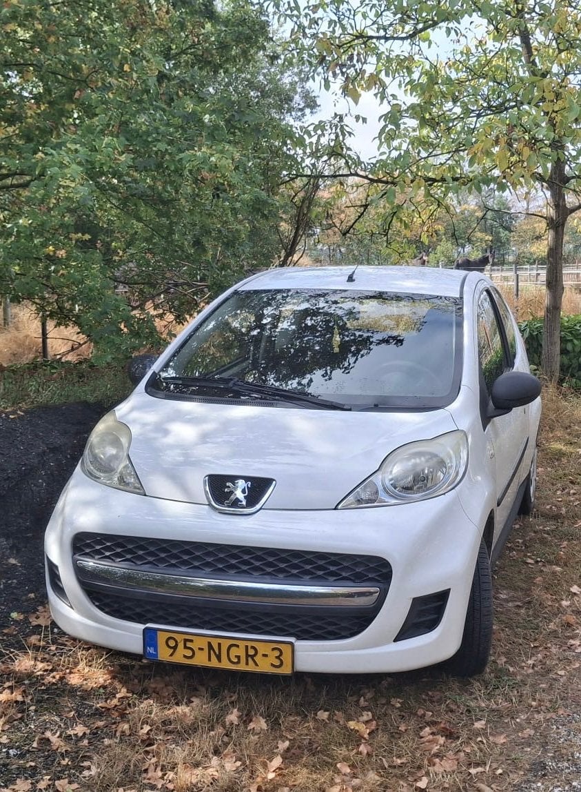 Peugeot 107 1.0 12V 3DR 2010 Wit, Voorwielaandrijving, 4 stoelen, Origineel Nederlands, Handgeschakeld