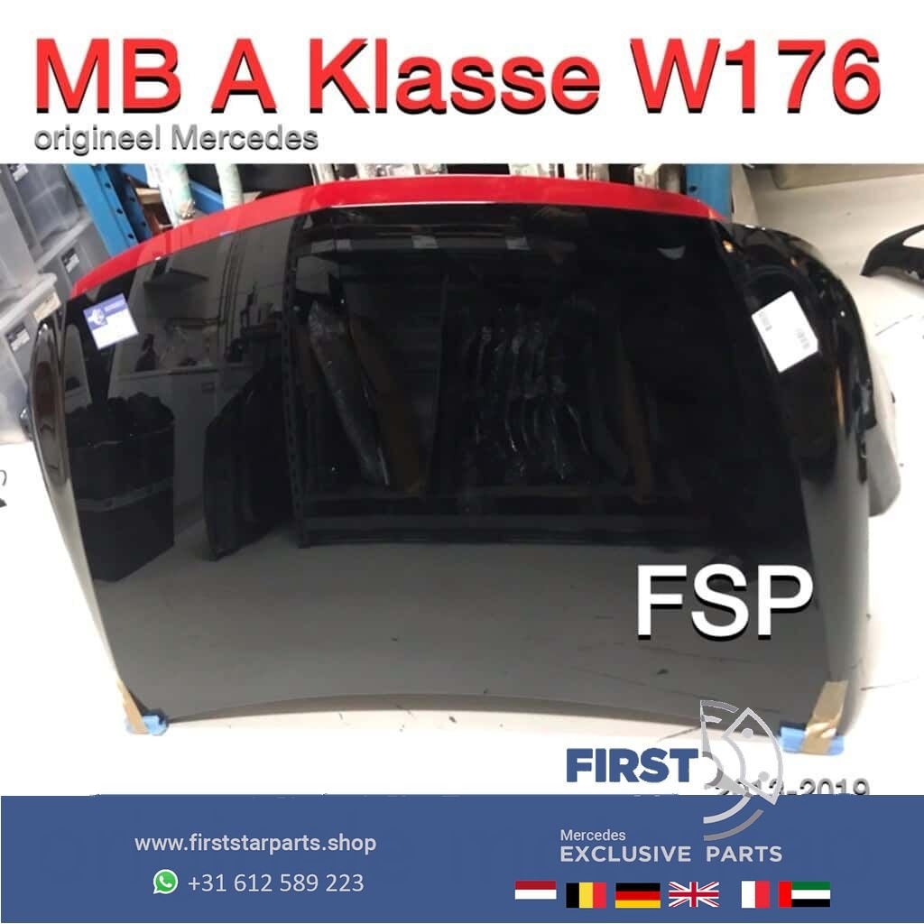 W176 motorkap Mercedes A Klasse 2013-2018 zwart