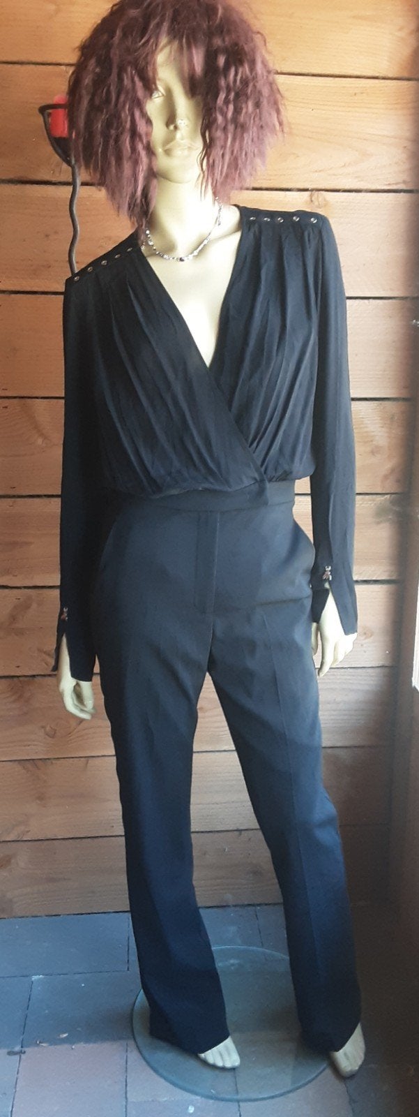 jumpsuit PATRIZIA PEPE maat (it 42 ) = S  / 36, Ophalen, Nieuw, Maat 36 (S), Zwart