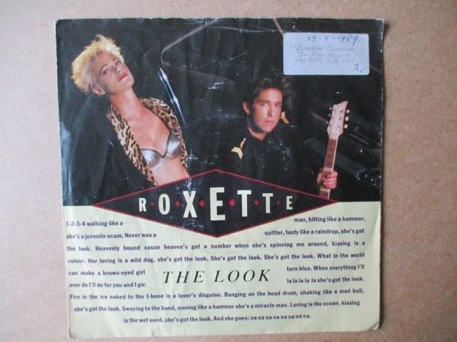 s4224 roxette - the look, Cd's en Dvd's, Vinyl Singles, Ophalen, Gebruikt, Overige genres, 7 inch