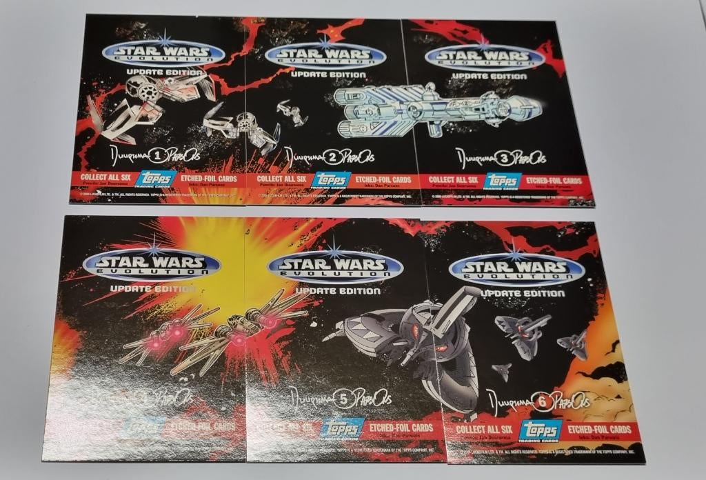 2006 Star Wars Evolution Update Etched-foil set (TOPPS), Ophalen of Verzenden, Nieuw, Overige typen