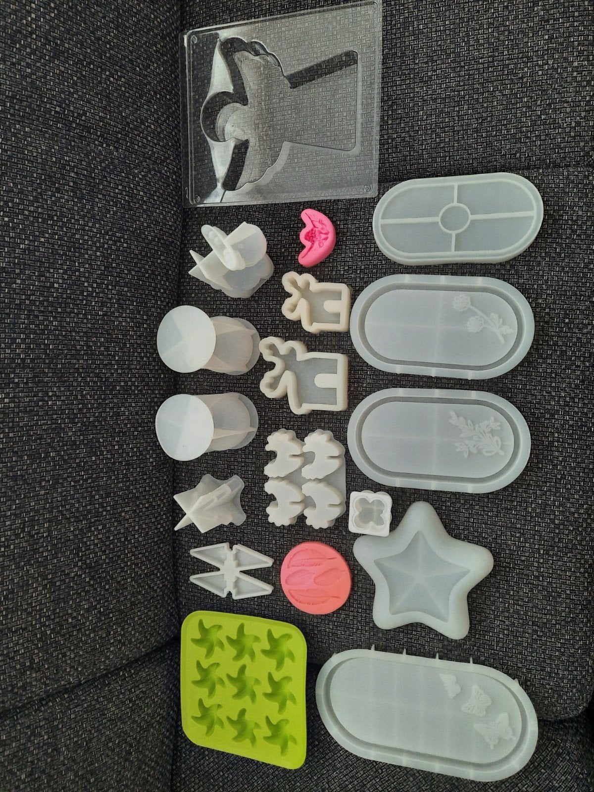 Te koop diverse gips mallen, Ophalen of Verzenden, Zo goed als nieuw, Rubber, Knutselmateriaal