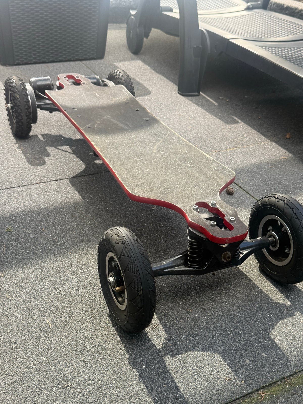 Elektrisch Longboard - Zelfbouw deck (offroad), Sport en Fitness, Ophalen of Verzenden, Gebruikt, Overige typen, Longboard