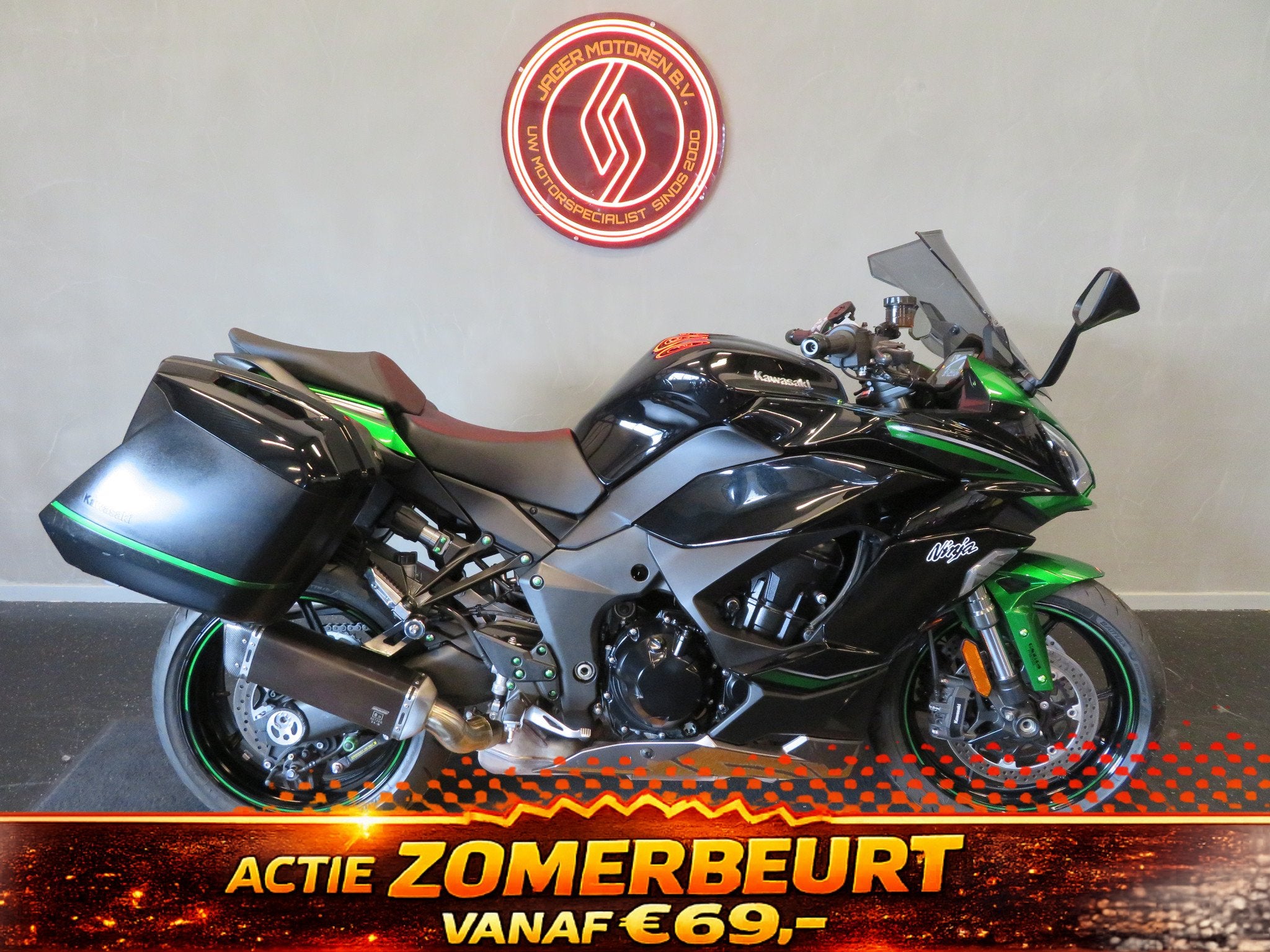 Kawasaki NINJA 1000 SX TOURING PERFECT! (bj 2023), Motoren, Motoren | Kawasaki, Bedrijf, Sport