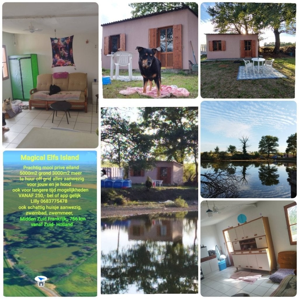 Mooi eigen Island 5000 land 3000m2 meer en huisje of grit,, Hobby en Vrije tijd, Overige Hobby en Vrije tijd, Ophalen, Zo goed als nieuw