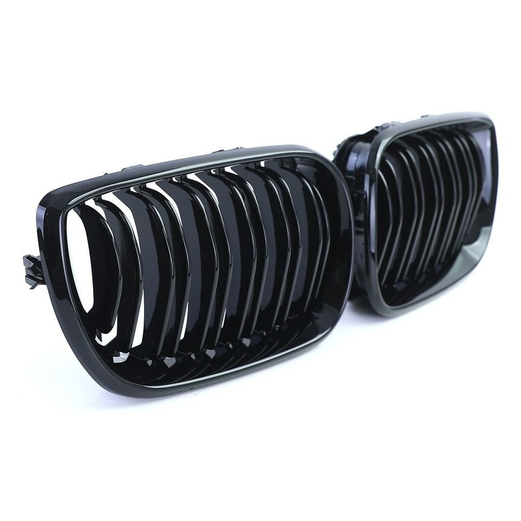 Sport Grill Nieren Voor Bmw 3 Serie E46 LCI Glans Zwart Dubb, Verzenden, Automotive Parts, A.parts@hotmail.nl, Trasmolenlaan 12 3447 GZ Woerden