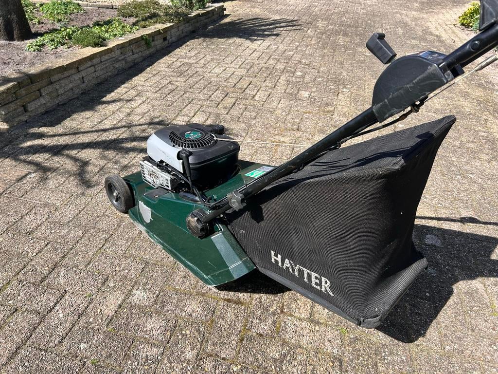 Goede Hayter grasmaaier te koop!, Tuin en Terras, Grasmaaiers, Ophalen, Gebruikt, 40 t/m 49 cm, Kooimesmaaier