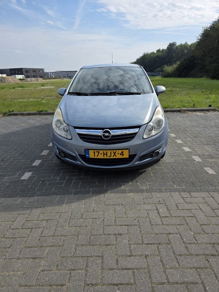 Opel Corsa 1.2 2008 AUTOMAAT/NW APK, Auto's, 4 cilinders, Blauw, 1229 cc, 49 €/maand