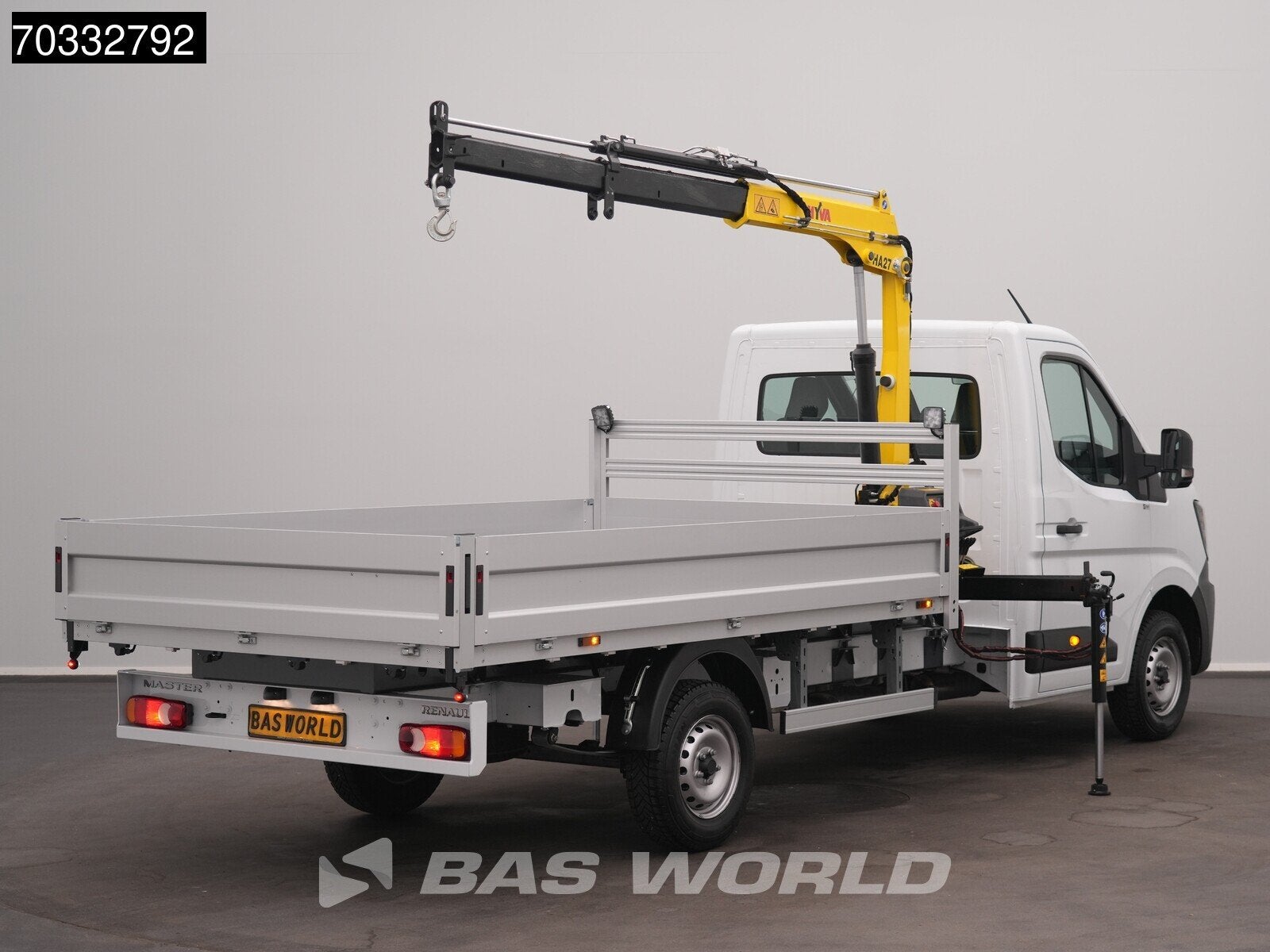 Renault Master 170PK Automaat HYVA HA27 Kraan Open Laadbak C, Automaat, 1998 cc, Stof, Euro 6