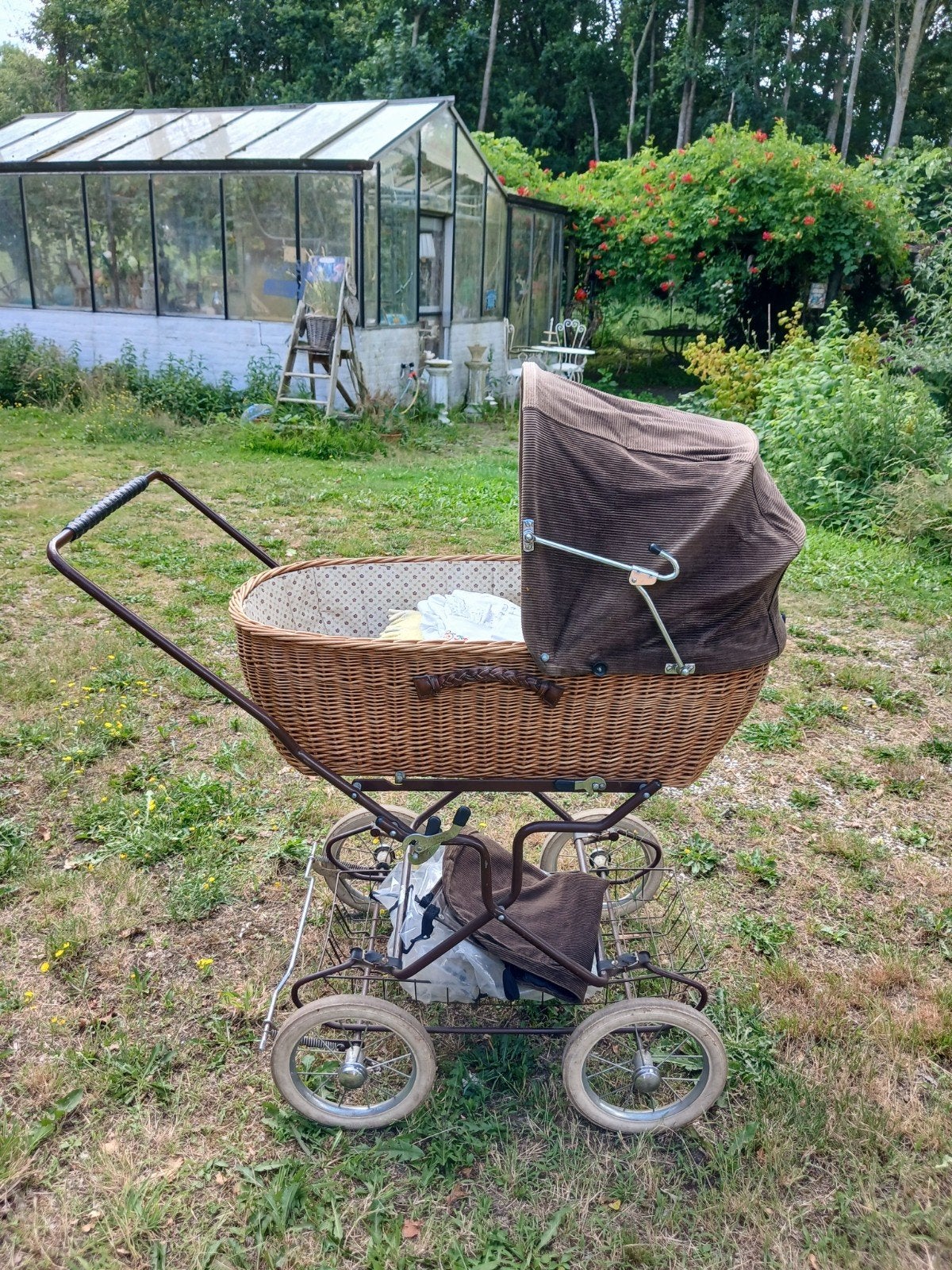 Prachtige vintage kinderwagen met alles erop en eraan, Ophalen, Gebruikt, Overige merken
