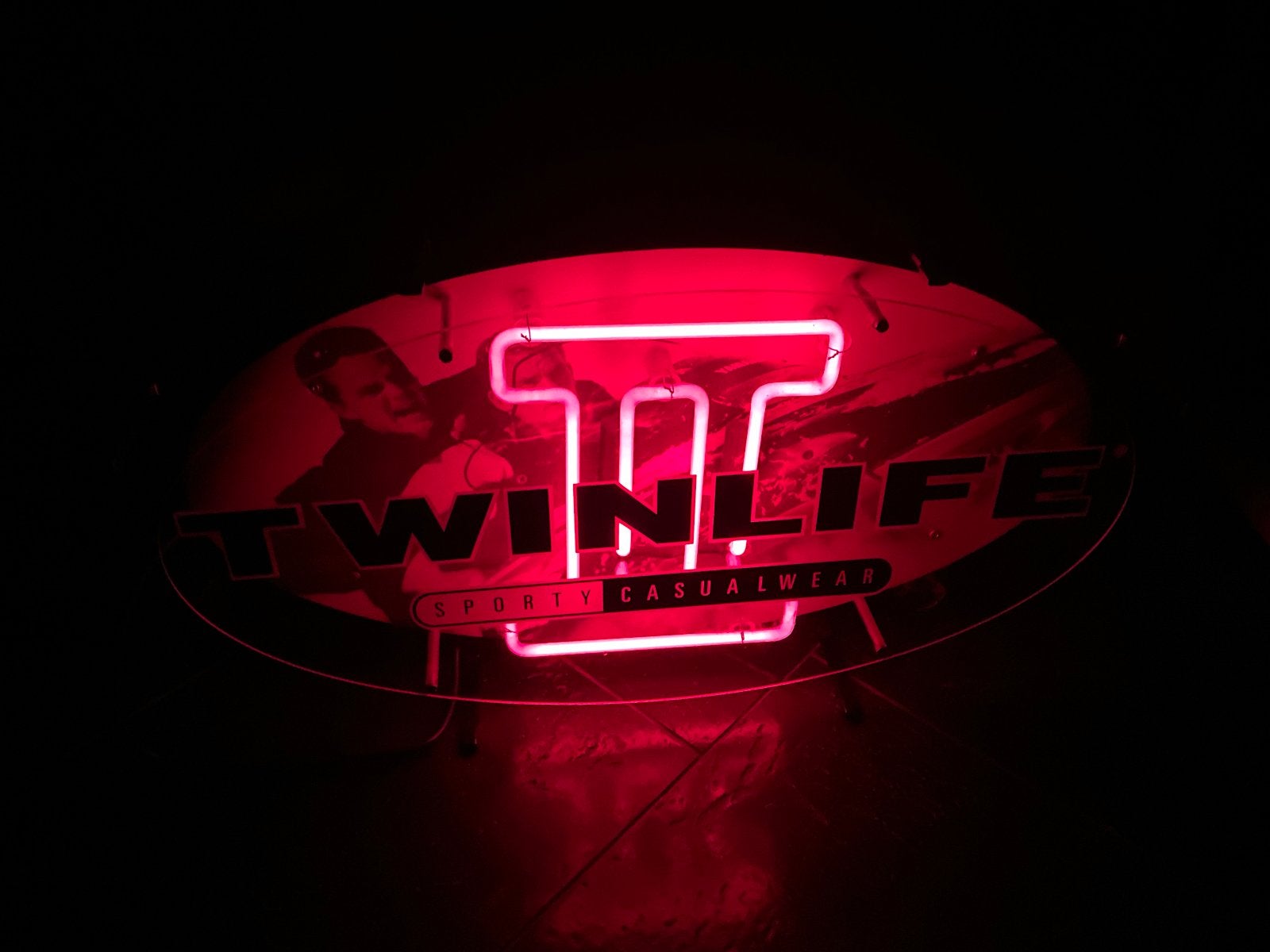 Twinlife neon reclame - Gebroeders de Boer, Ophalen of Verzenden, Gebruikt, Lichtbak of (neon) lamp