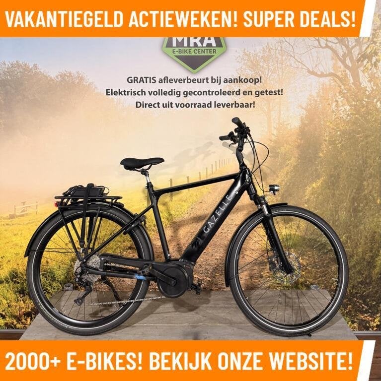 Gazelle T10 BOSCH Miiddenmotor E-Bike in NIEUWSTAAT!, Fietsen en Brommers, Elektrische fietsen, Gazelle, Ophalen of Verzenden