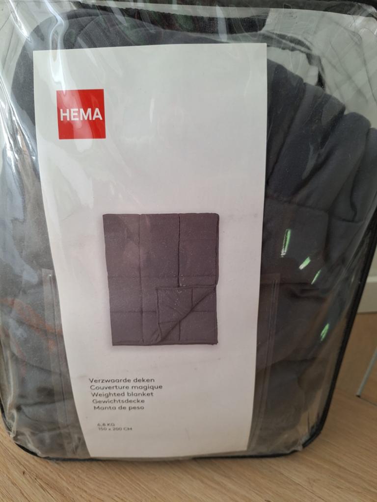 Hema Verzwaarde Deken 6,8 KG - 150x200 CM, Huis en Inrichting, Ophalen, Nieuw, Eenpersoons, Deken of Dekbed