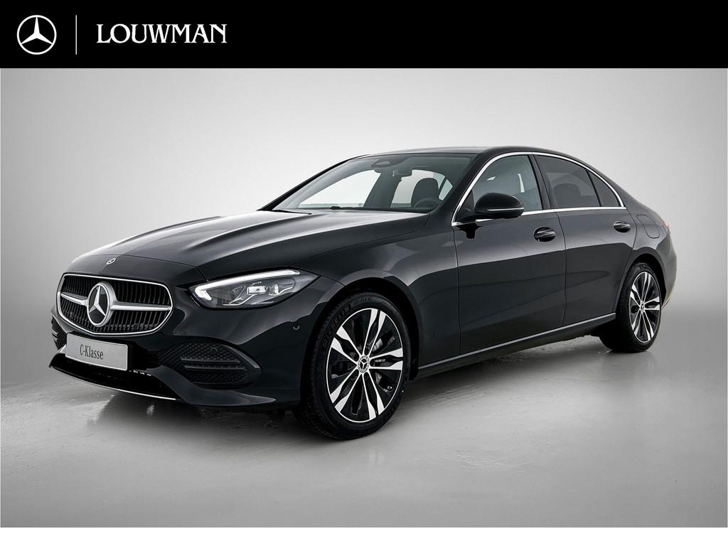 Mercedes-Benz C-Klasse 300 e Business Solution Luxury | Trek, Auto's, Automaat, Achterwielaandrijving, Zwart, Zwart