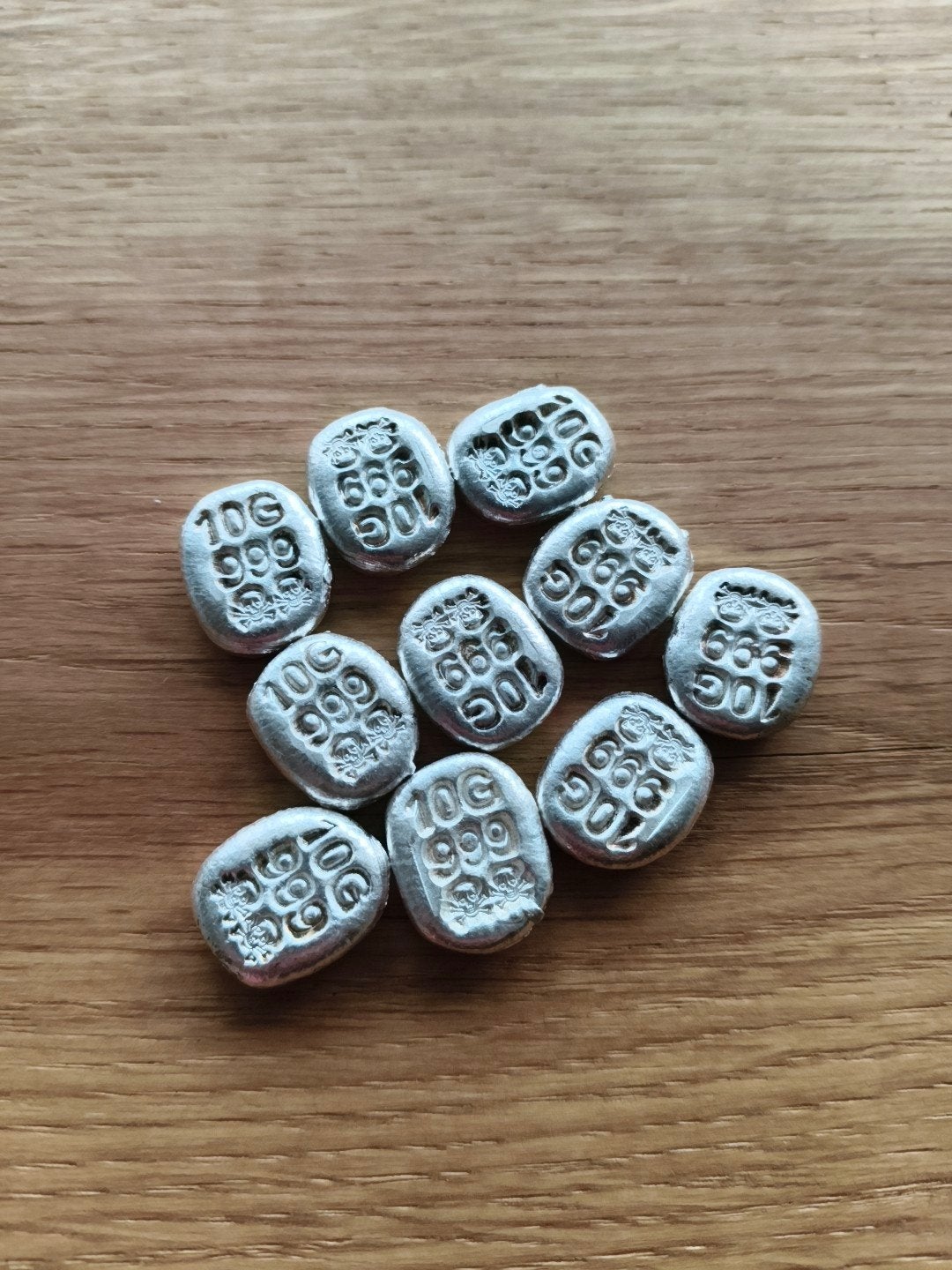 Zilverbaar 10 gram 999 puur zilver, Ophalen of Verzenden, Zilver