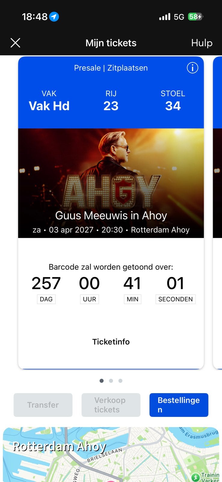 Guus meeuwis 3 april 2027, Tickets en Kaartjes, Drie personen of meer, April