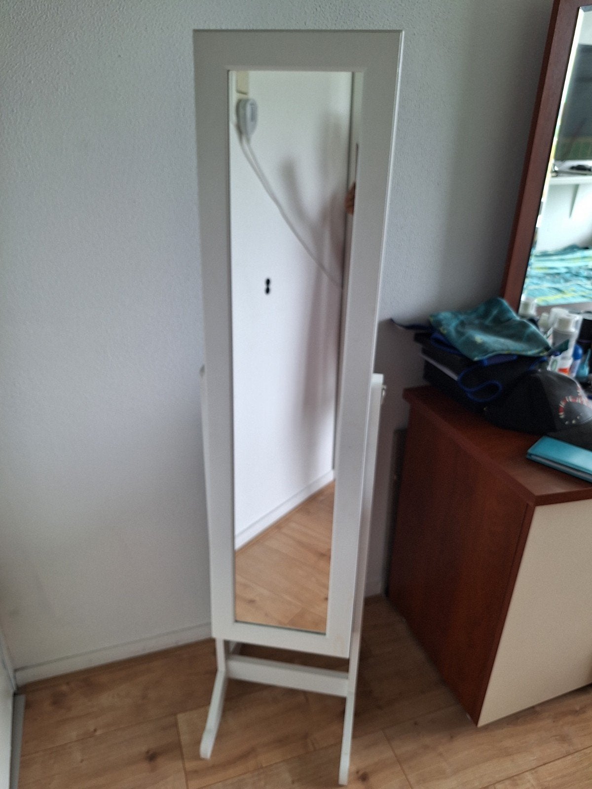 Sieradenkast met spiegel, Ophalen of Verzenden, Rechthoekig, Minder dan 50 cm, Minder dan 100 cm