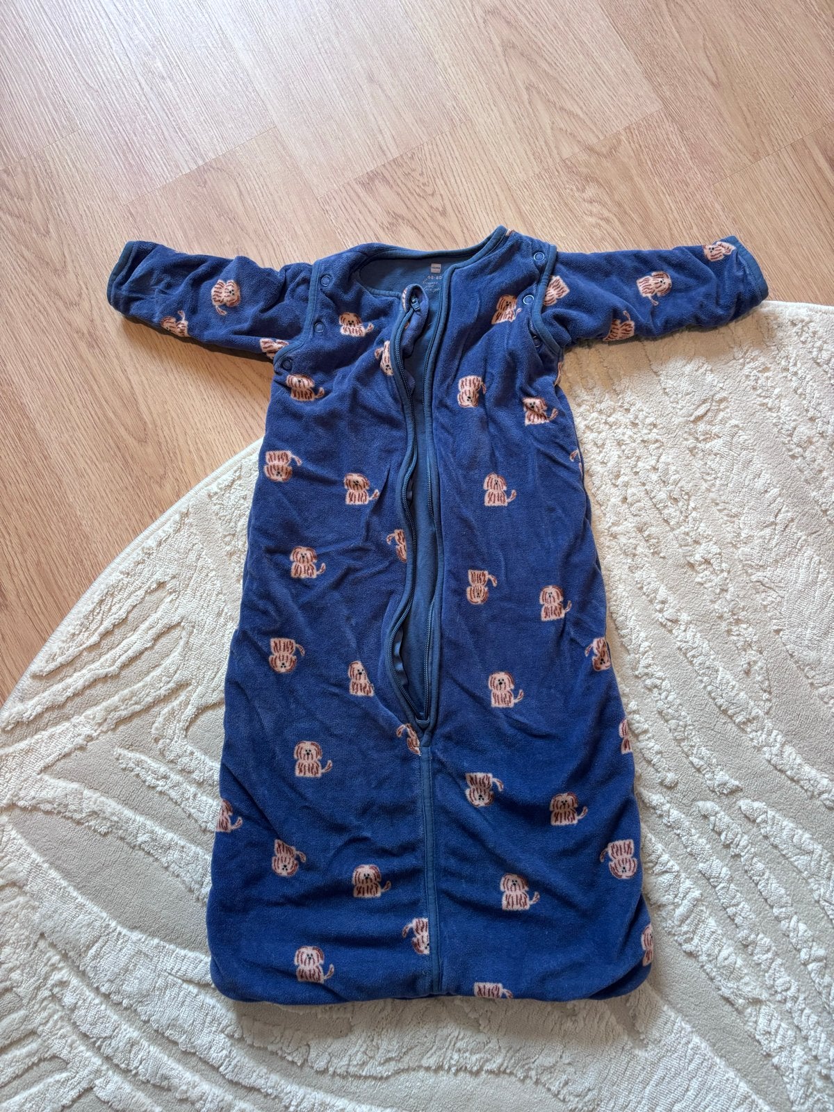 HEMA slaapzak 68-80 - Prima staat!, Ophalen of Verzenden, Slaapzak, Blauw, Hema