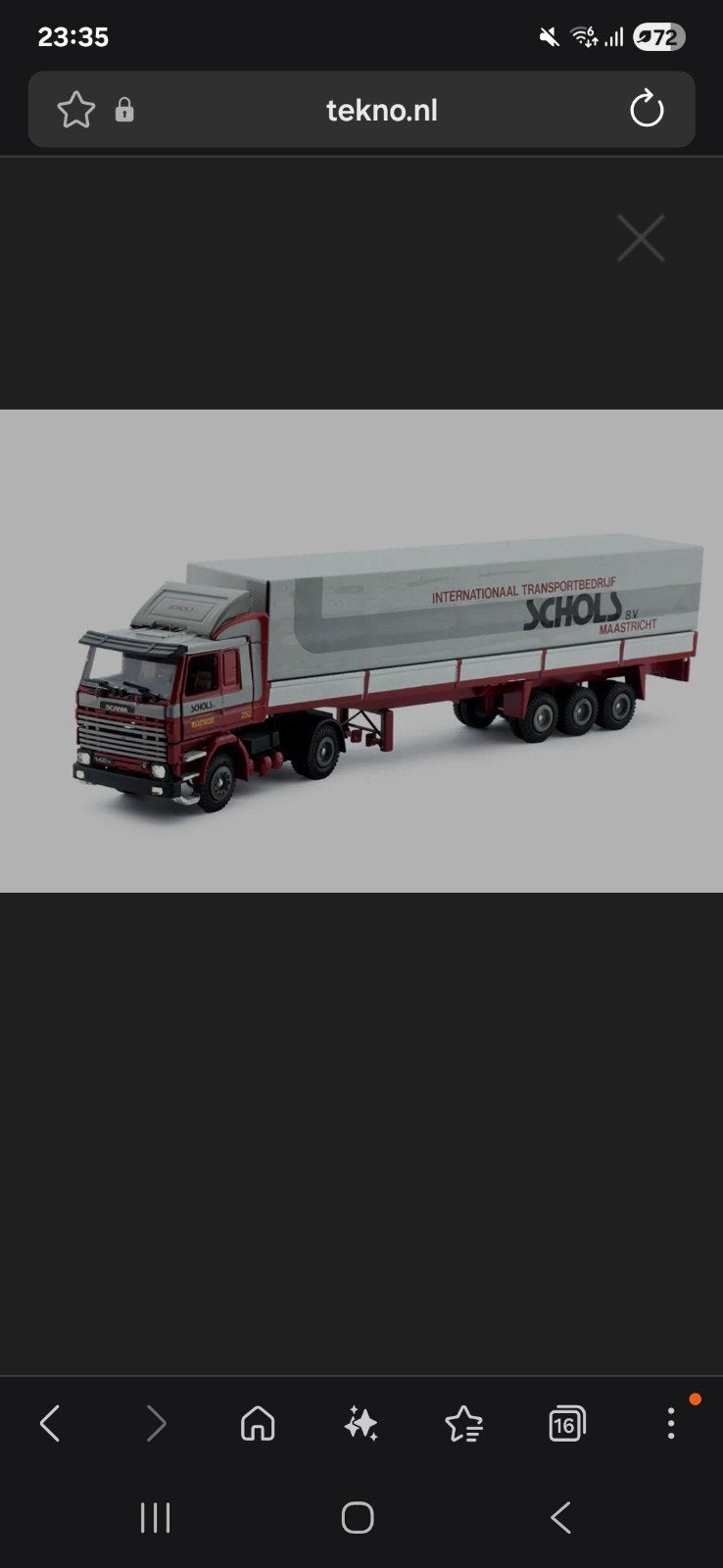 Gezocht: Tekno model Scania Schols Maastricht, Ophalen of Verzenden