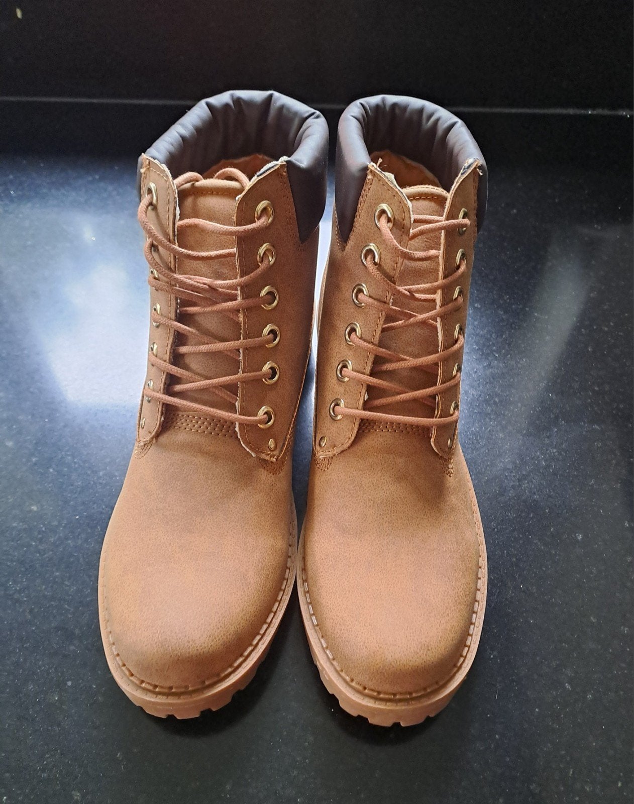 schoenen veterboots maat 40 nieuw, Bruin, Nieuw, Ophalen of Verzenden, BPC