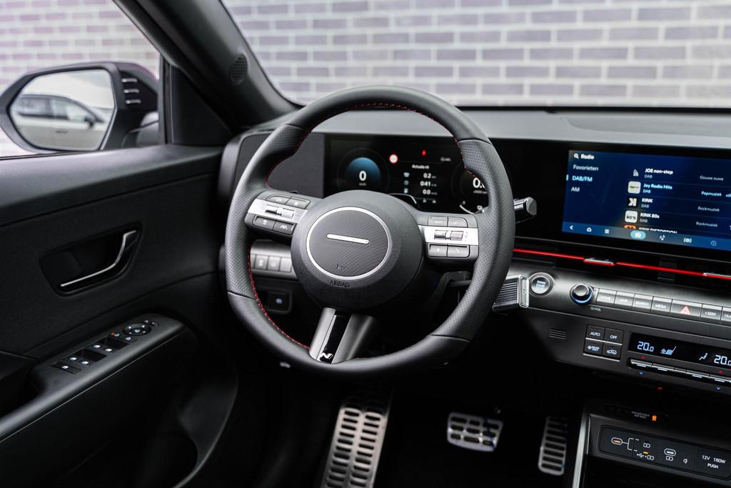 Hyundai Kona 1.6 GDI HEV N Line | Adaptive Cruise Control |, Auto's, Hyundai, Stof, Gebruikt, Euro 6, 2 kWh