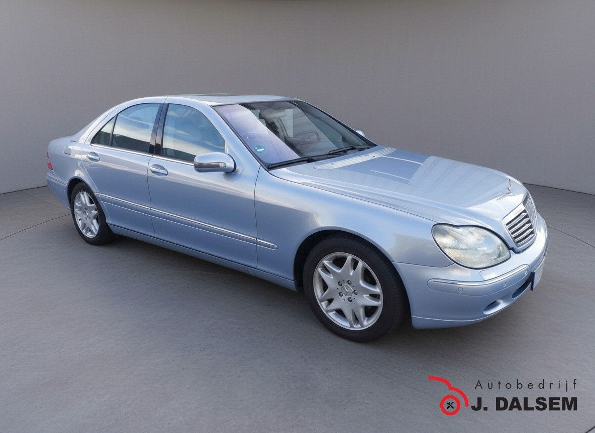 Mercedes-Benz S-Klasse 430 (bj 2002, automaat), Auto's, Automaat, Achterwielaandrijving, Gebruikt, 8 cilinders