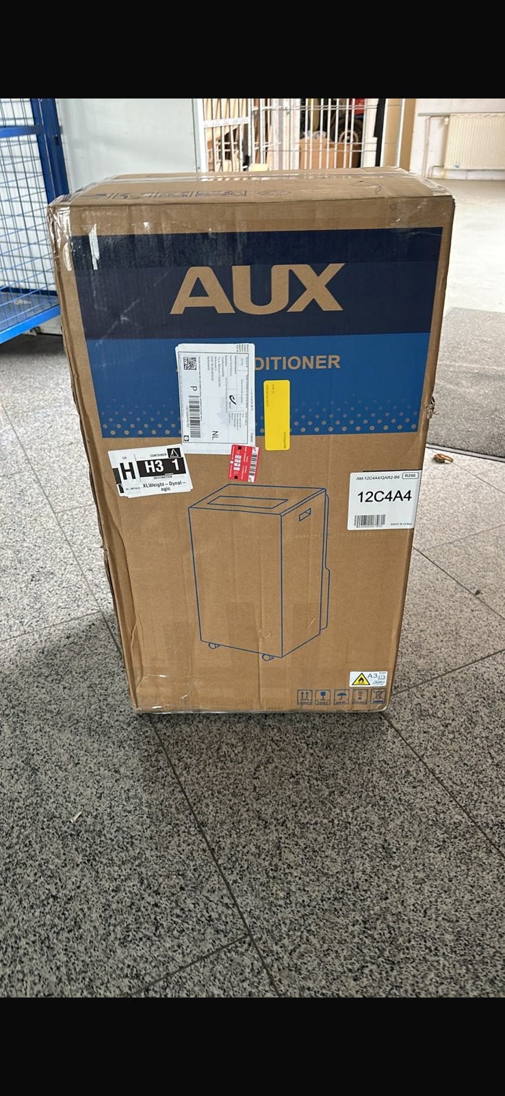 Aux 3 in 1 airco nieuw + handleiding en afstandsbediening, Witgoed en Apparatuur, Minder dan 60 m³, Nieuw, 3 snelheden of meer