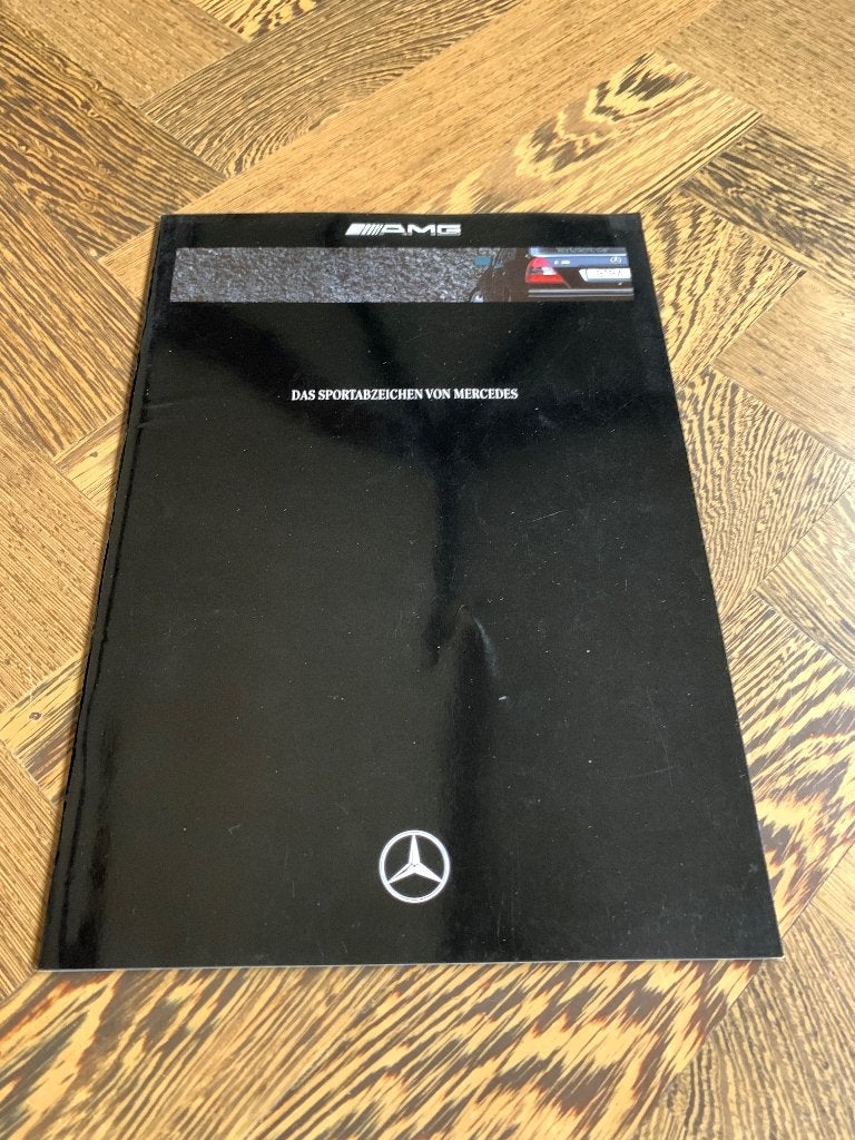 Folder, brochure Mercedes-Benz AMG 1993 Duitstalig, Nieuw, Mercedes-Benz, Mercedes, Ophalen of Verzenden