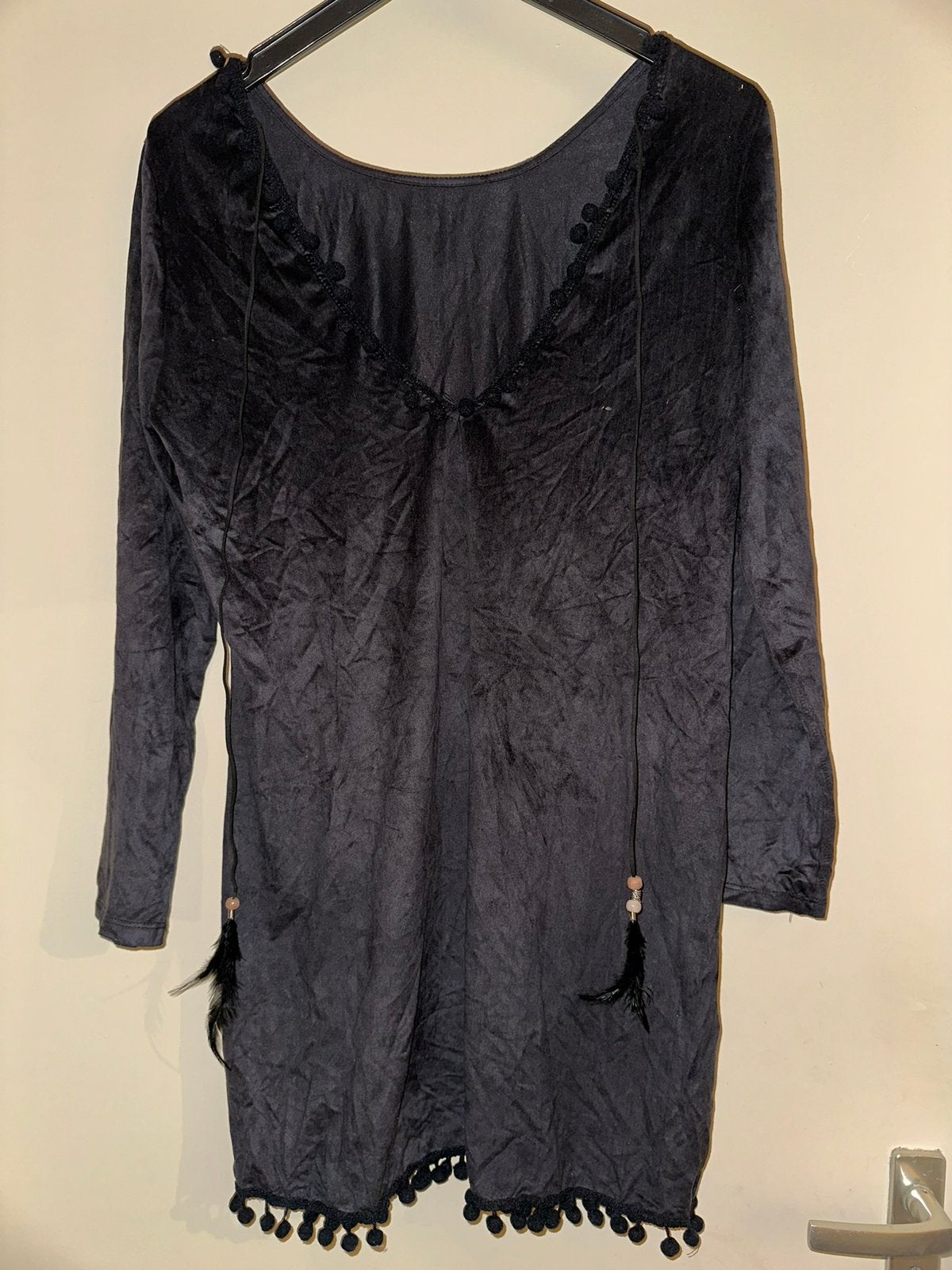 Dames suede zwarte blouse van Moody’s, Ophalen of Verzenden, Zo goed als nieuw, Zwart