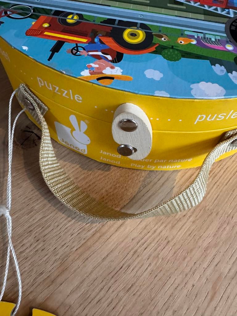 Janod Legpuzzel Compleet in Handige Koffer, Ophalen, Zo goed als nieuw