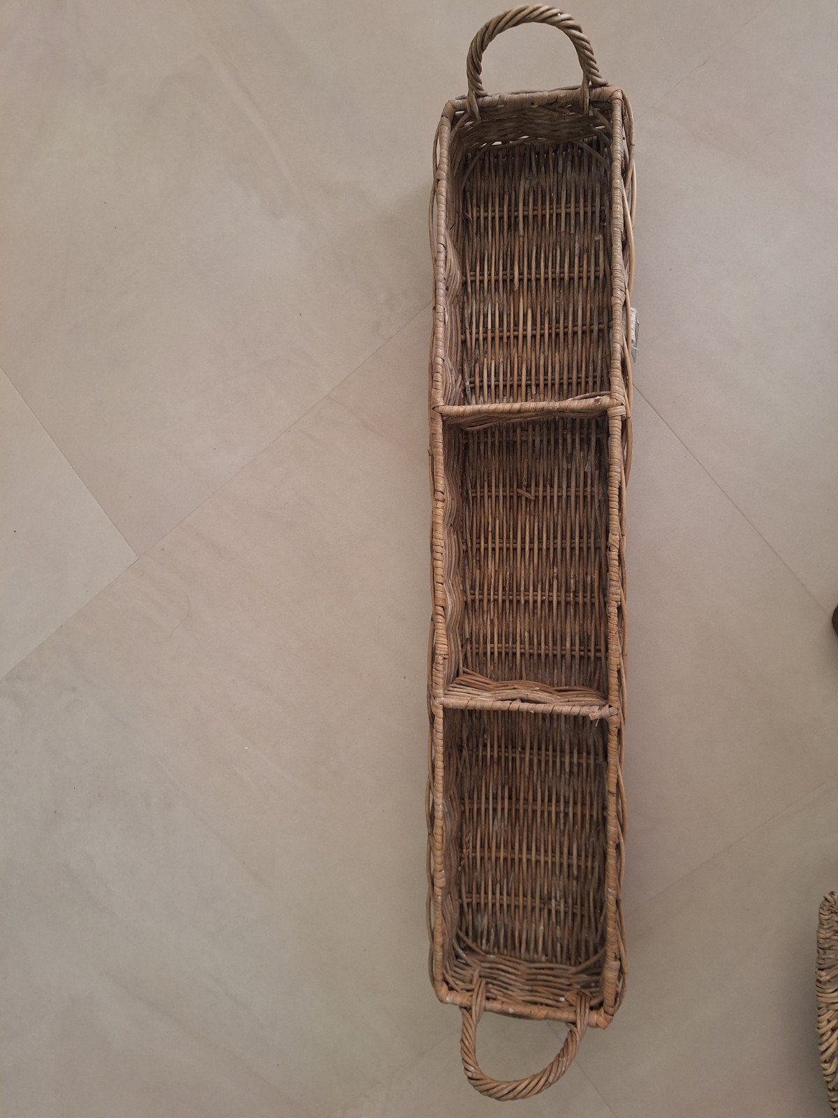 Riviera Maison 3-vaks Rattan Dienblad, Ophalen of Verzenden