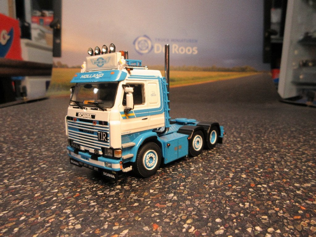 WSI Scania 143 Van de Kamp & Dochters met certificaat, Ophalen of Verzenden, Nieuw, Bus of Vrachtwagen, Wsi