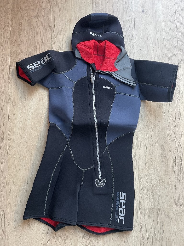 Seac Warm Flex Shorty 5 mm – Nieuwstaat – Maat XLP, Ophalen of Verzenden, Zo goed als nieuw, Duikpak