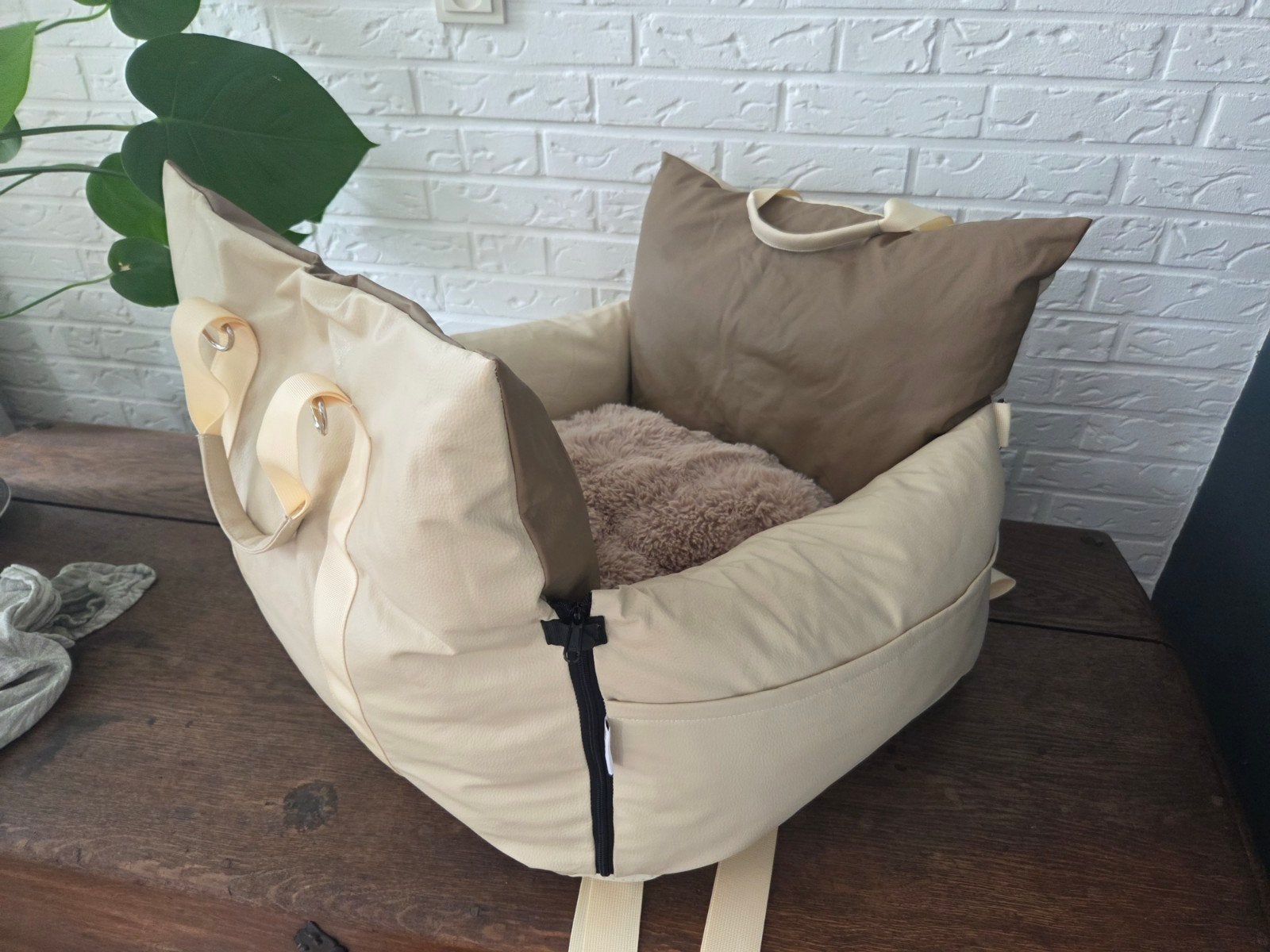 Luxe automand van nepleer, Ophalen, Nieuw