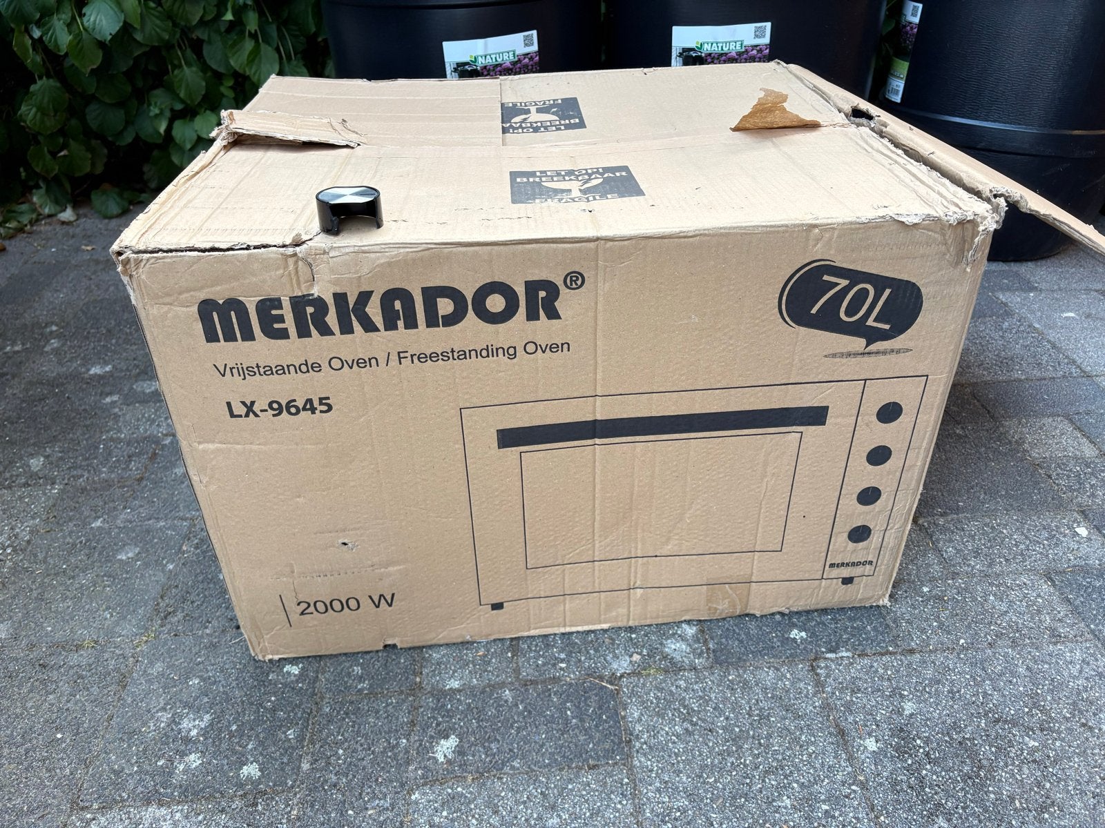 Merkador Vrijstaande Oven LX-9645 - Nieuw in doos, Ophalen, Overige merken, Oven, Nieuw