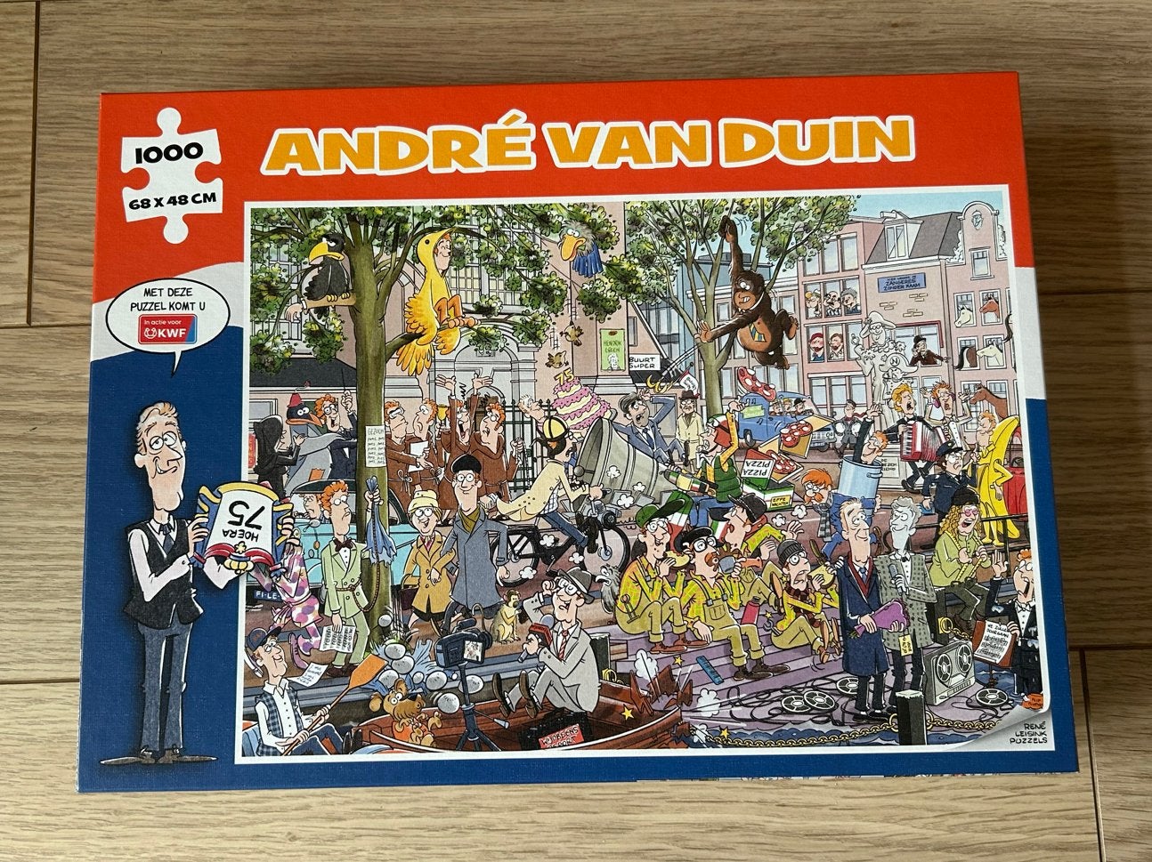André van Duin legpuzzel 1000 stukjes, Ophalen, 500 t/m 1500 stukjes, Gebruikt, Legpuzzel