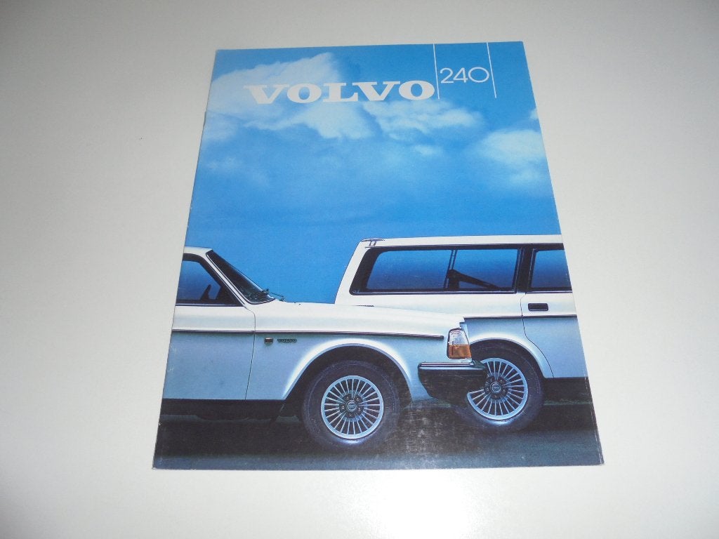 brochure Volvo 240  1984, Ophalen of Verzenden, Nieuw, Volvo