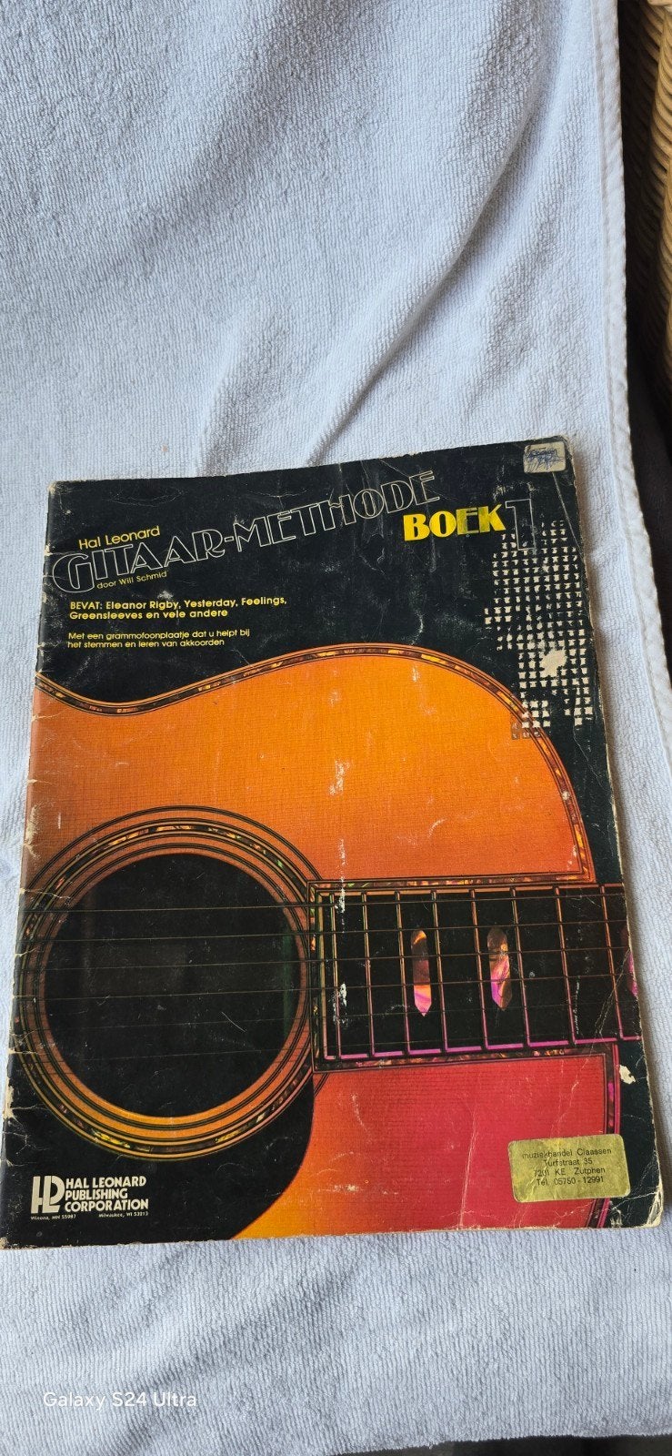 Gitaar-methode boek Hal Leonard, Muziek en Instrumenten, Bladmuziek, Ophalen, Gebruikt, Les of Cursus, Gitaar