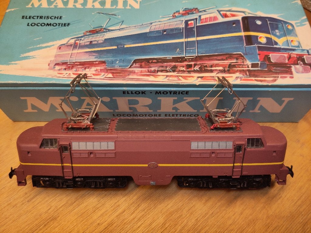 Märklin 3051 NS 1219 bruin - digitaal, Wisselstroom, Locomotief, Ophalen of Verzenden, NS